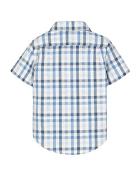 Hope & Henry Seersucker Short Sleeve Shirt