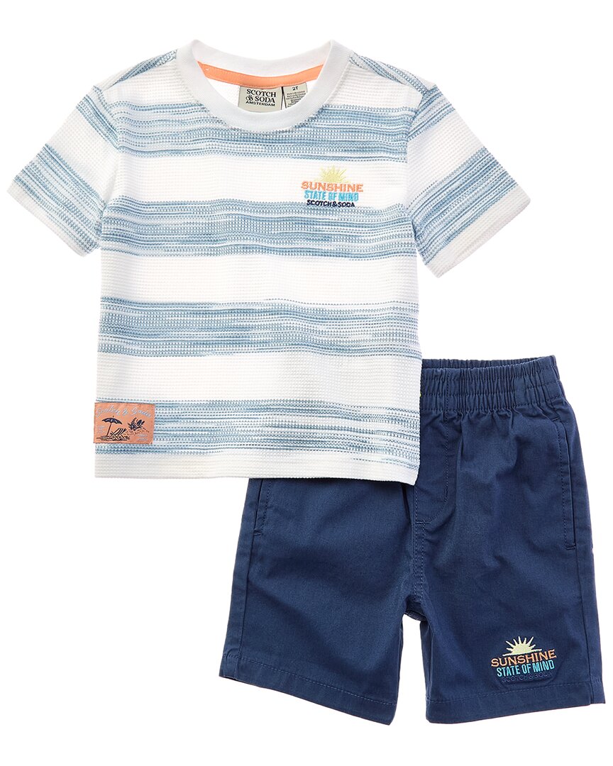 Scotch & Soda Scotch & Soda 2Pc T-Shirt & Short Set