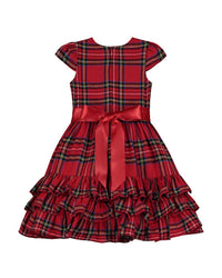 Holly Hastie Arabella Frill Plaid Party Dress