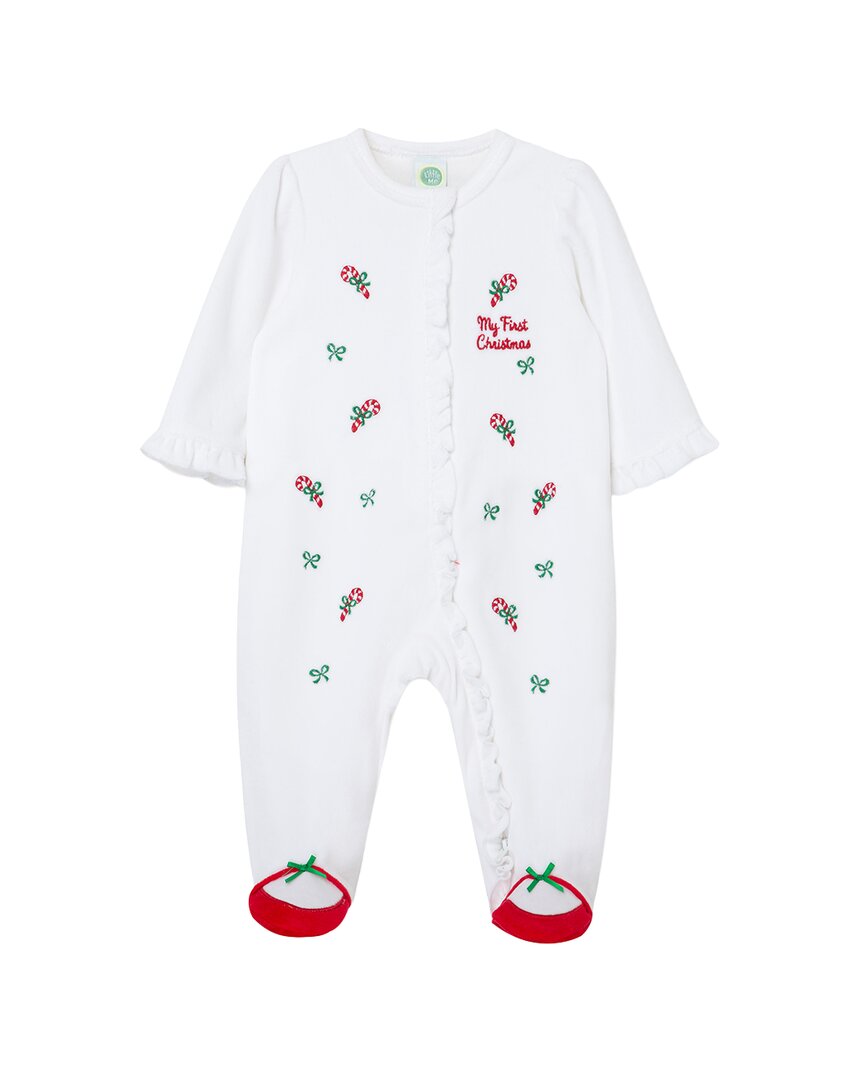 Little Me Candy Cane Footie