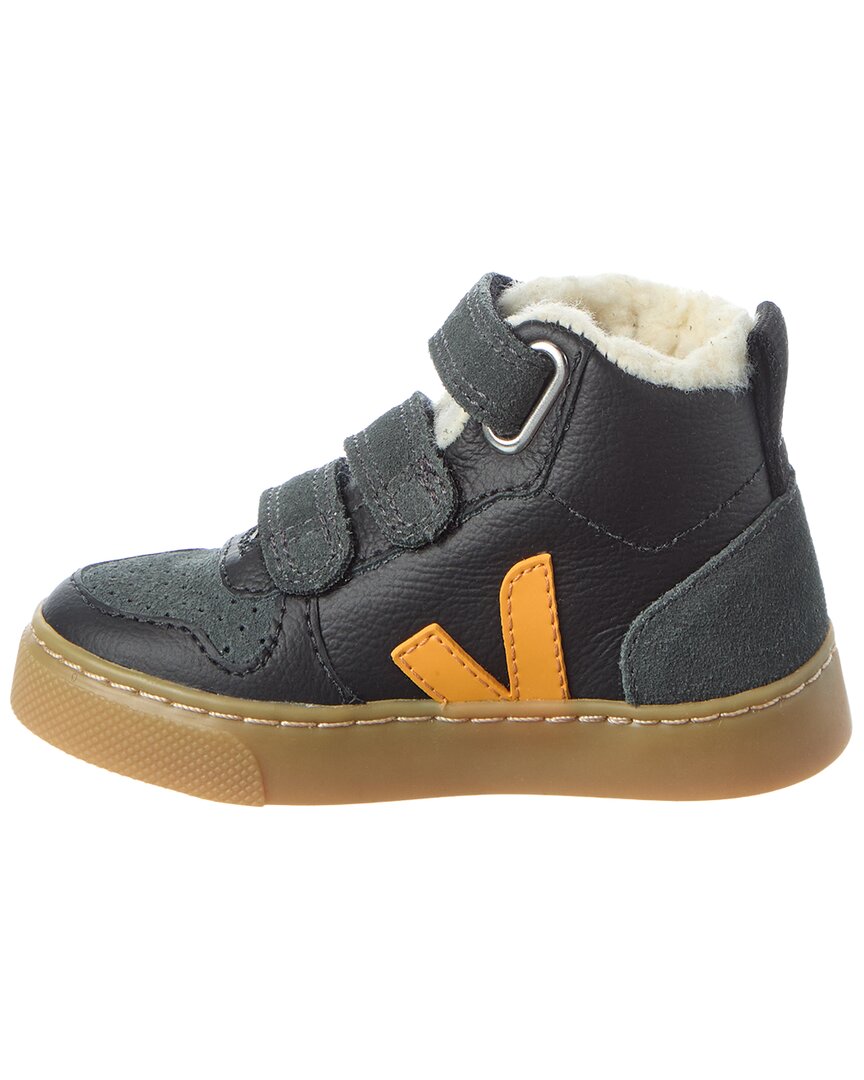 Veja Small V-10 Mid Winter Leather Sneaker