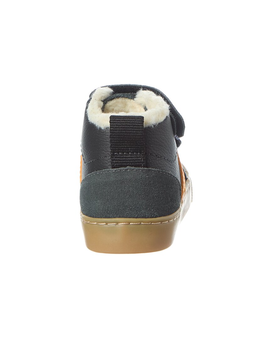 Veja Small V-10 Mid Winter Leather Sneaker