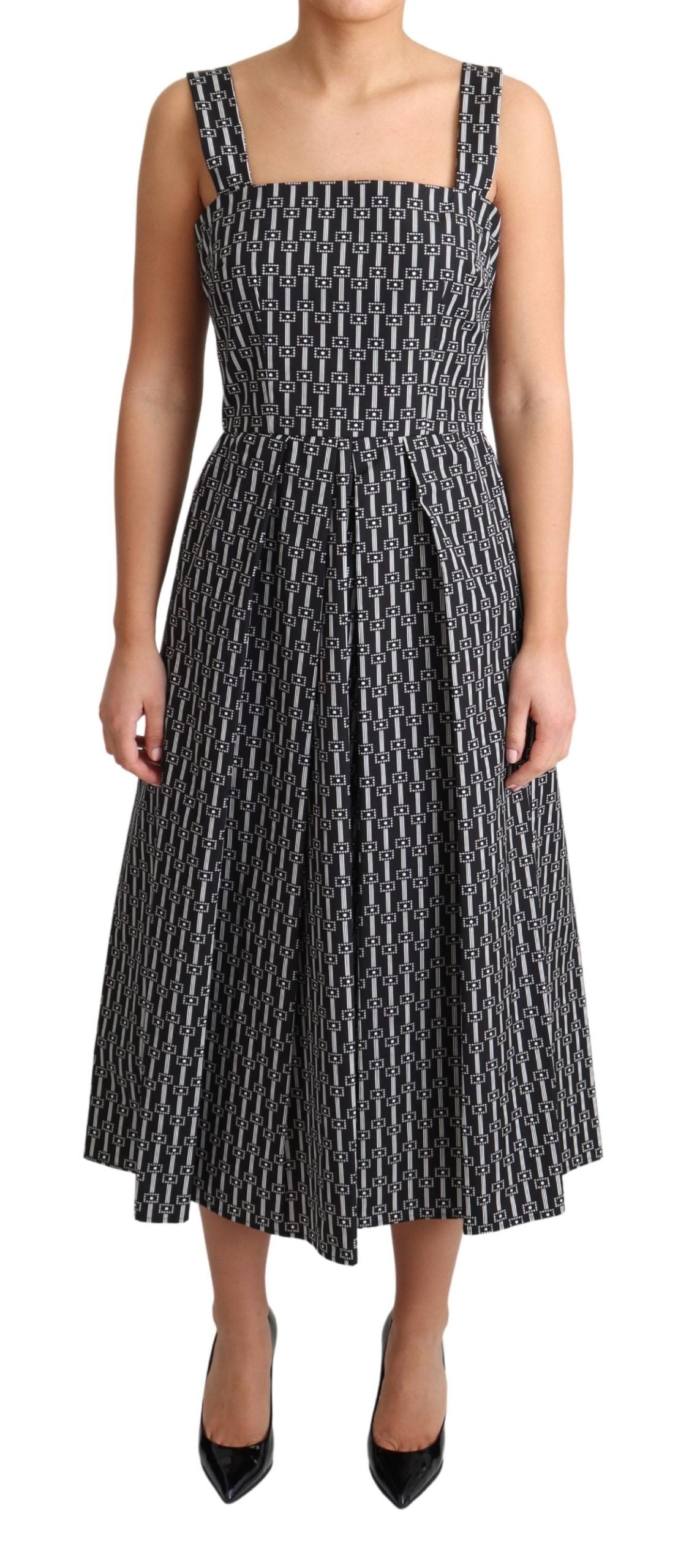 Dolce & Gabbana Geometric Print Midi Dress