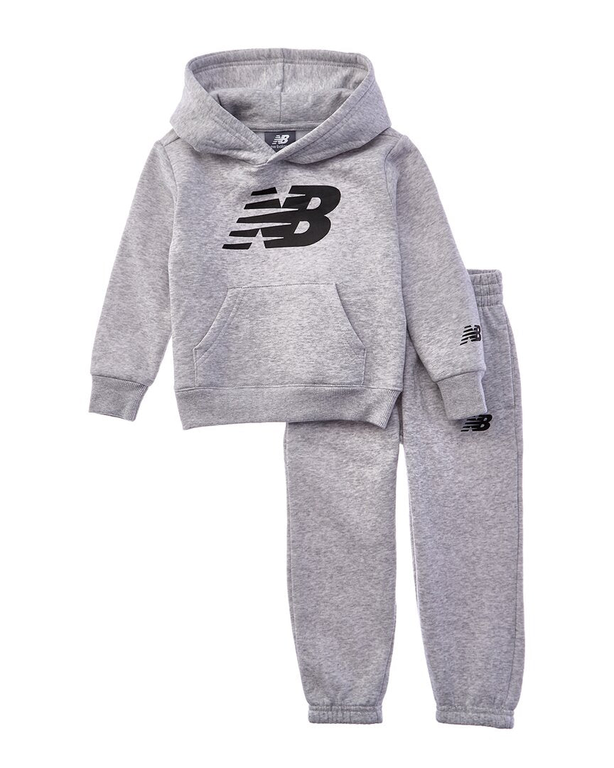 New Balance 2Pc Fleece Hoodie & Jogger Set