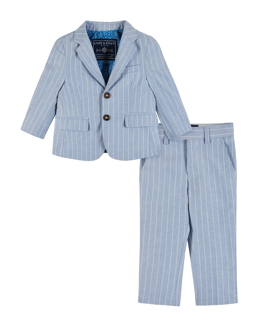Andy & Evan Suit Set 0 - 3 M Blue