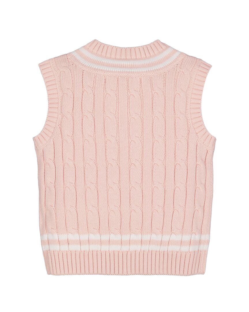 Hope & Henry Cable Tennis Sweater Vest