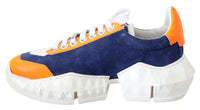 Jimmy Choo  Diamond Sneakers Blue Orange White Mens12