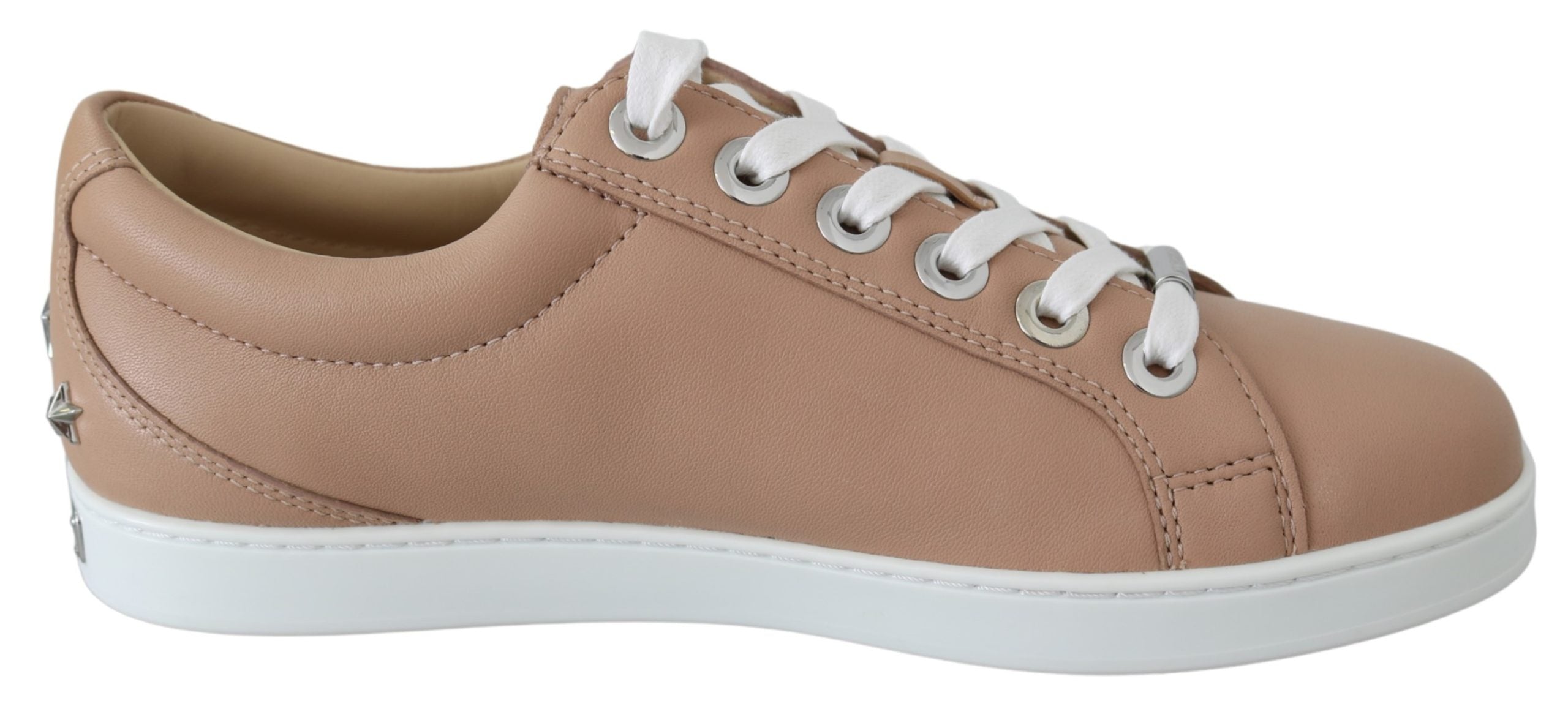 Jimmy Choo Pink Leather Sneakers