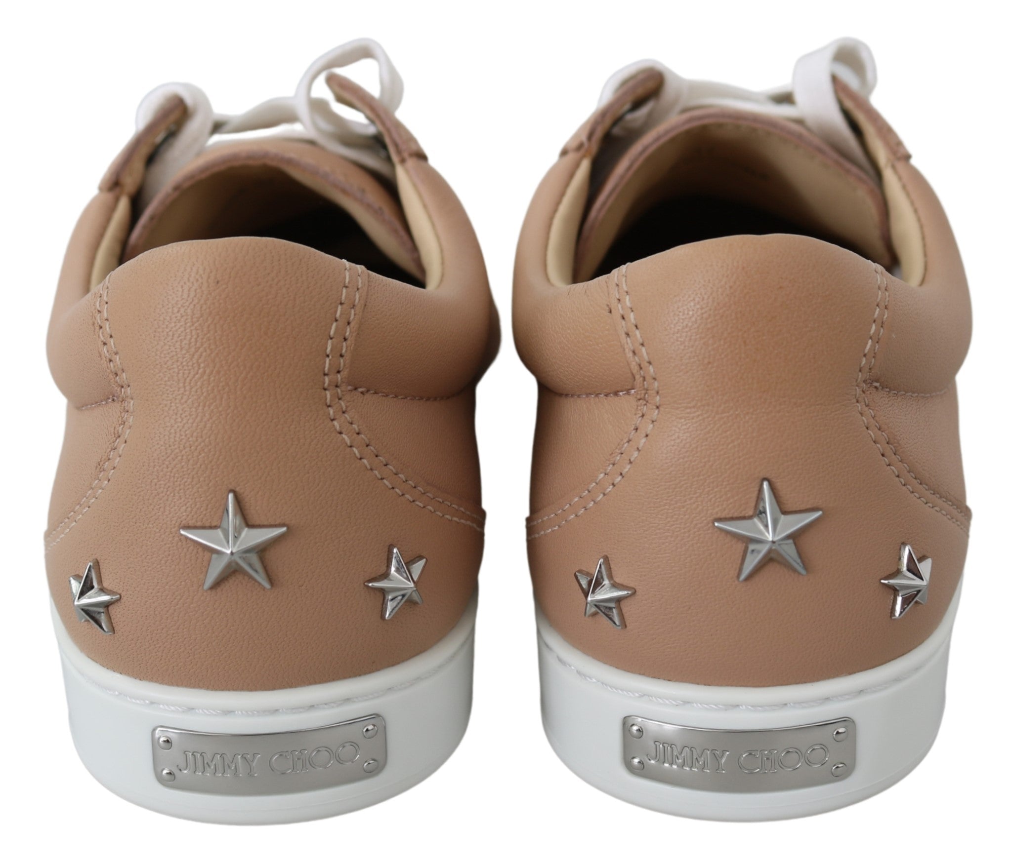 Jimmy Choo Pink Leather Sneakers