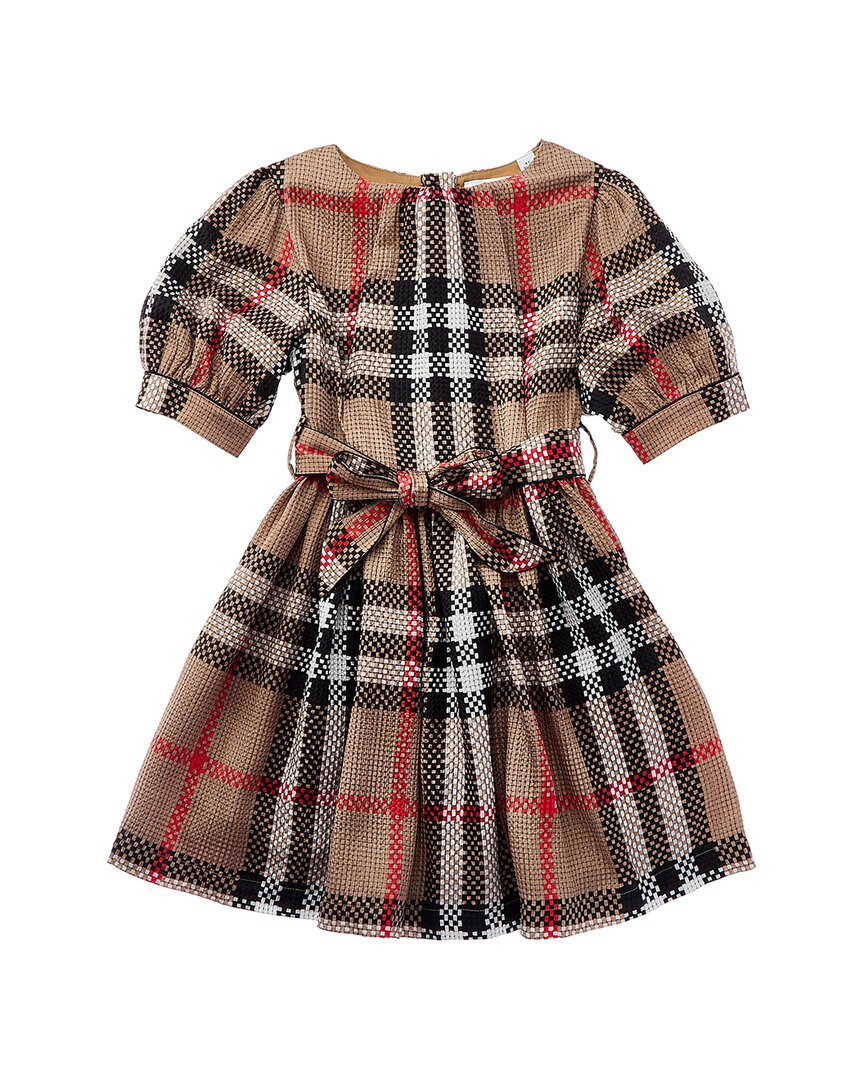 Burberry Burberry Vintage Check Silk-Blend Dress
