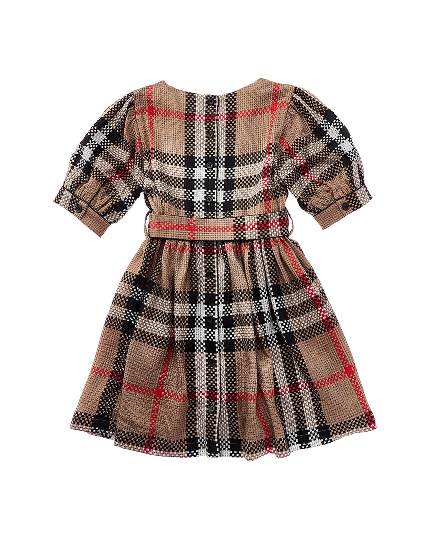 Burberry Burberry Vintage Check Silk-Blend Dress