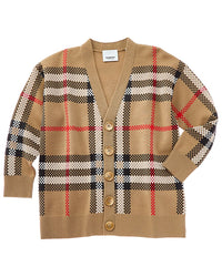 Burberry Burberry Vintage Check Wool-Blend Cardigan