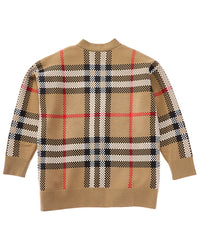Burberry Burberry Vintage Check Wool-Blend Cardigan