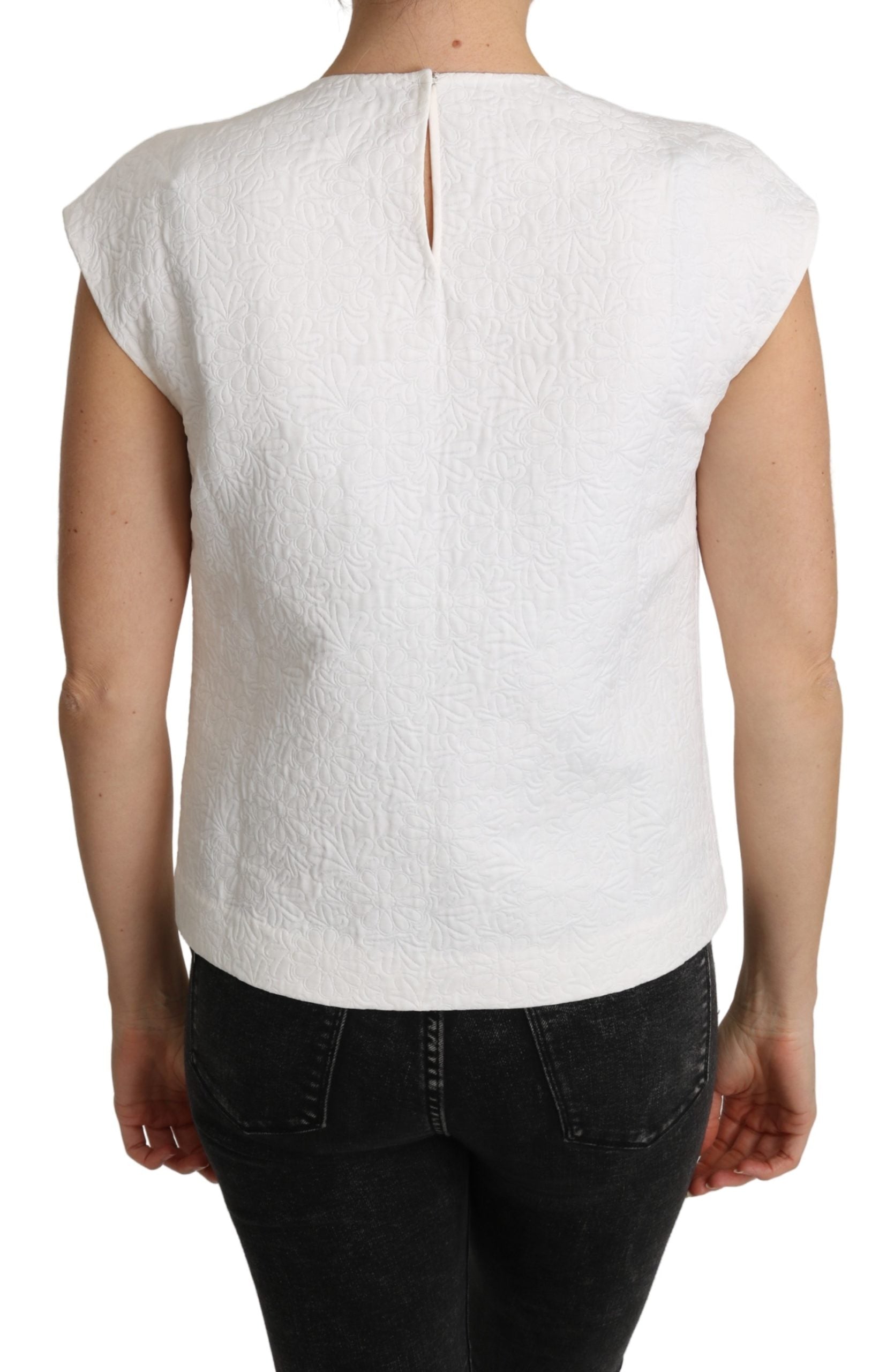 Dolce & Gabbana Women's Embroidered Top in White