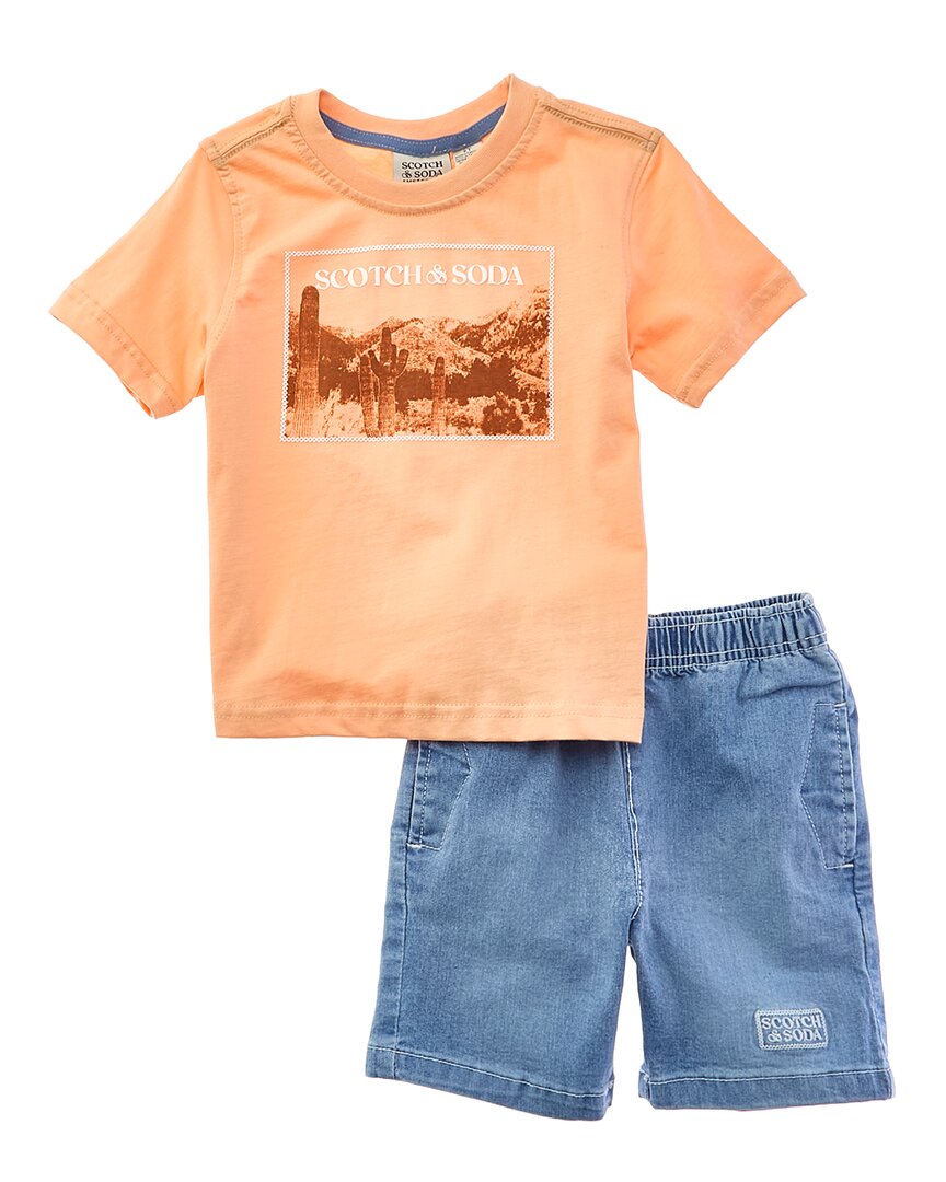 Scotch & Soda 2Pc T-Shirt & Short Set