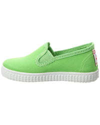 Cienta Cangrejo 2Elasticos Liso Canvas Slip-On Sneaker