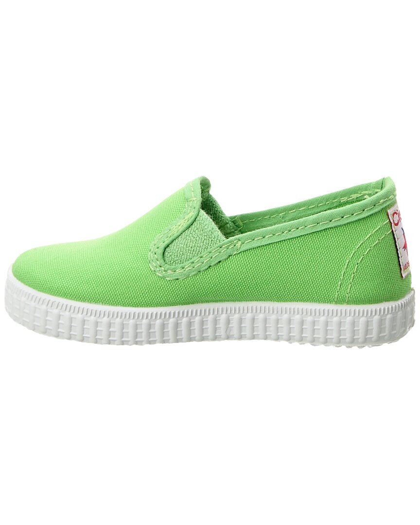 Cienta Cangrejo 2Elasticos Liso Canvas Slip-On Sneaker