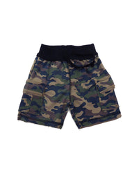 Mish Mish Distressed Camo Short 3 - 6 M Green