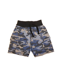 Mish Mish Distressed Camo Short 2T Blue