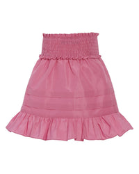 Sea New York Diana Taffeta Smocked Skirt