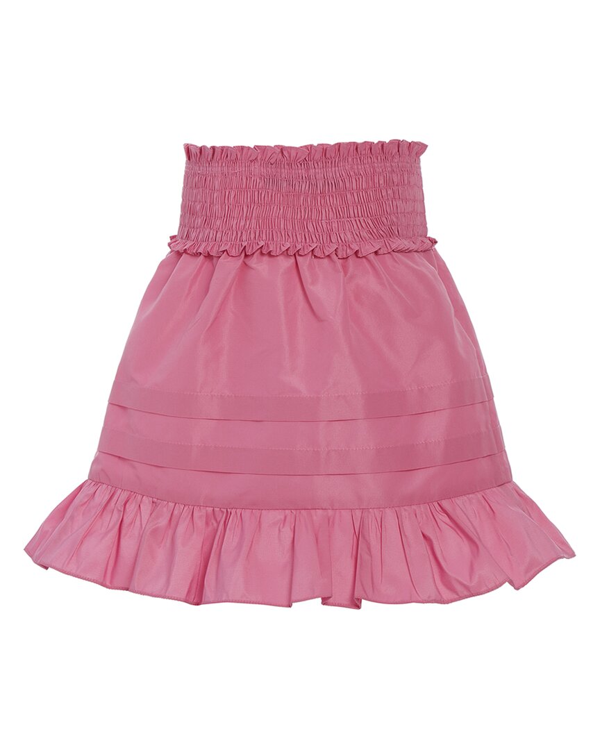 Sea New York Diana Taffeta Smocked Skirt