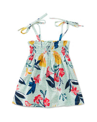 Tea Collection Tassel Trim Ruffle Tank 4T Multi