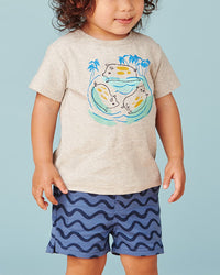 Tea Collection Swimming Pigs Graphic T-Shirt