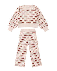 Rylee & Cru Rylee & Cru Jacquard Knit Set