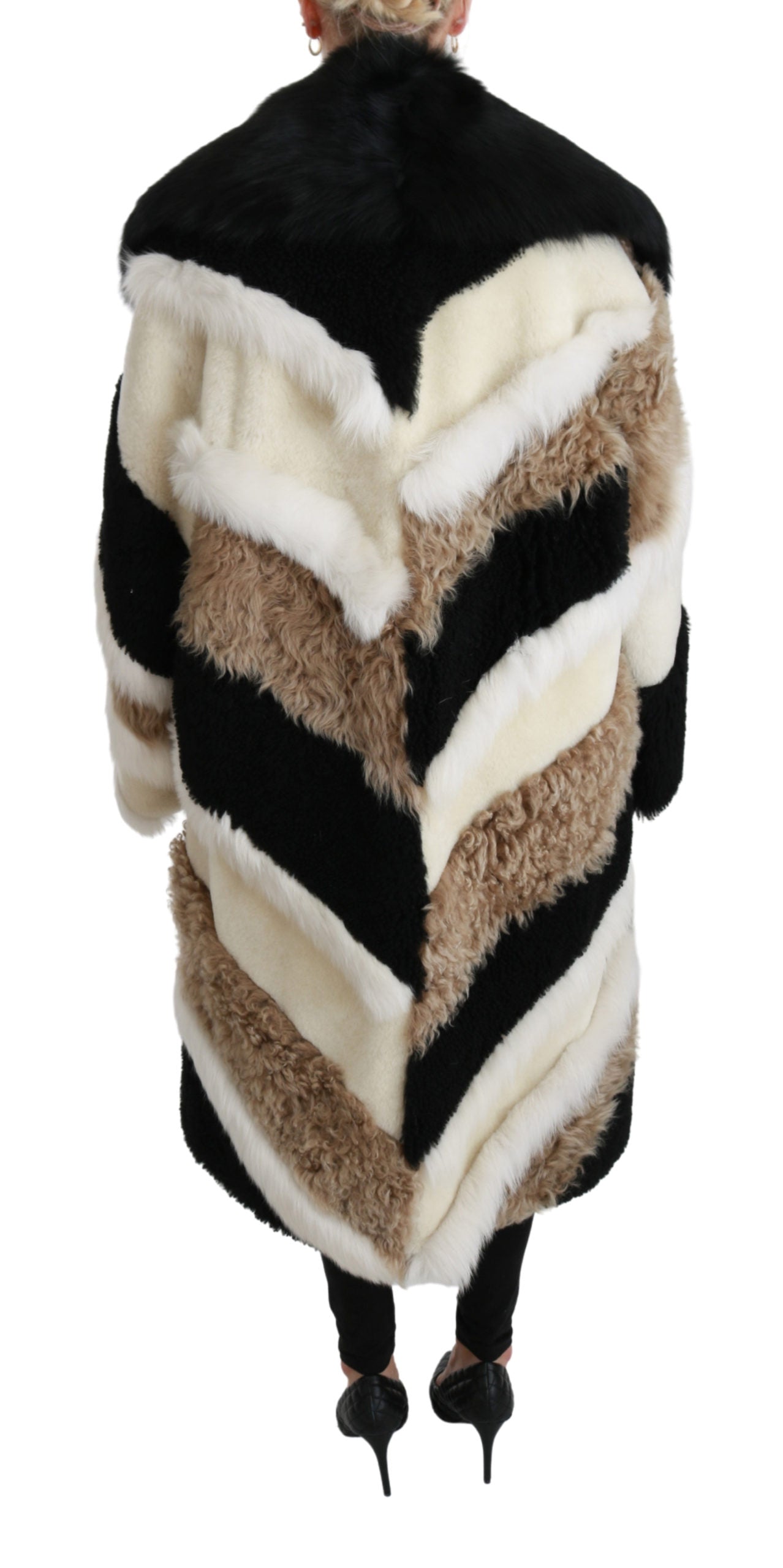 Dolce & Gabbana Gorgeous Shearling Cape Jacket
