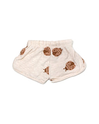Oh Baby! Ladybug Print Drawstring Slub Track Short