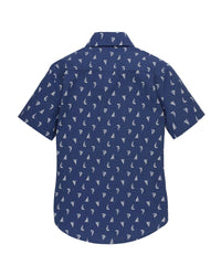 Hope & Henry Seersucker Printed Shirt