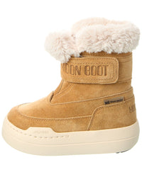 Moon Boot® Jr Park Strap Suede Boot