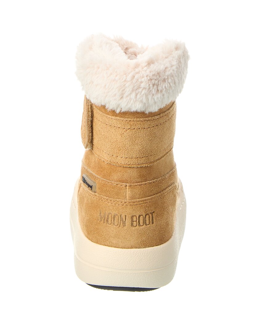 Moon Boot® Jr Park Strap Suede Boot