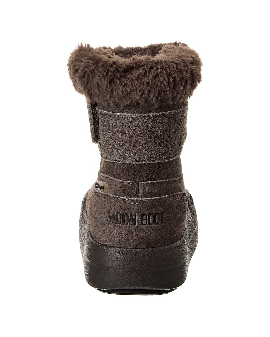 Moon Boot® Jr Park Strap Suede Boot