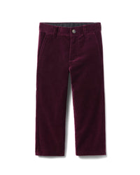 Janie And Jack The Velvet Party Pant Red