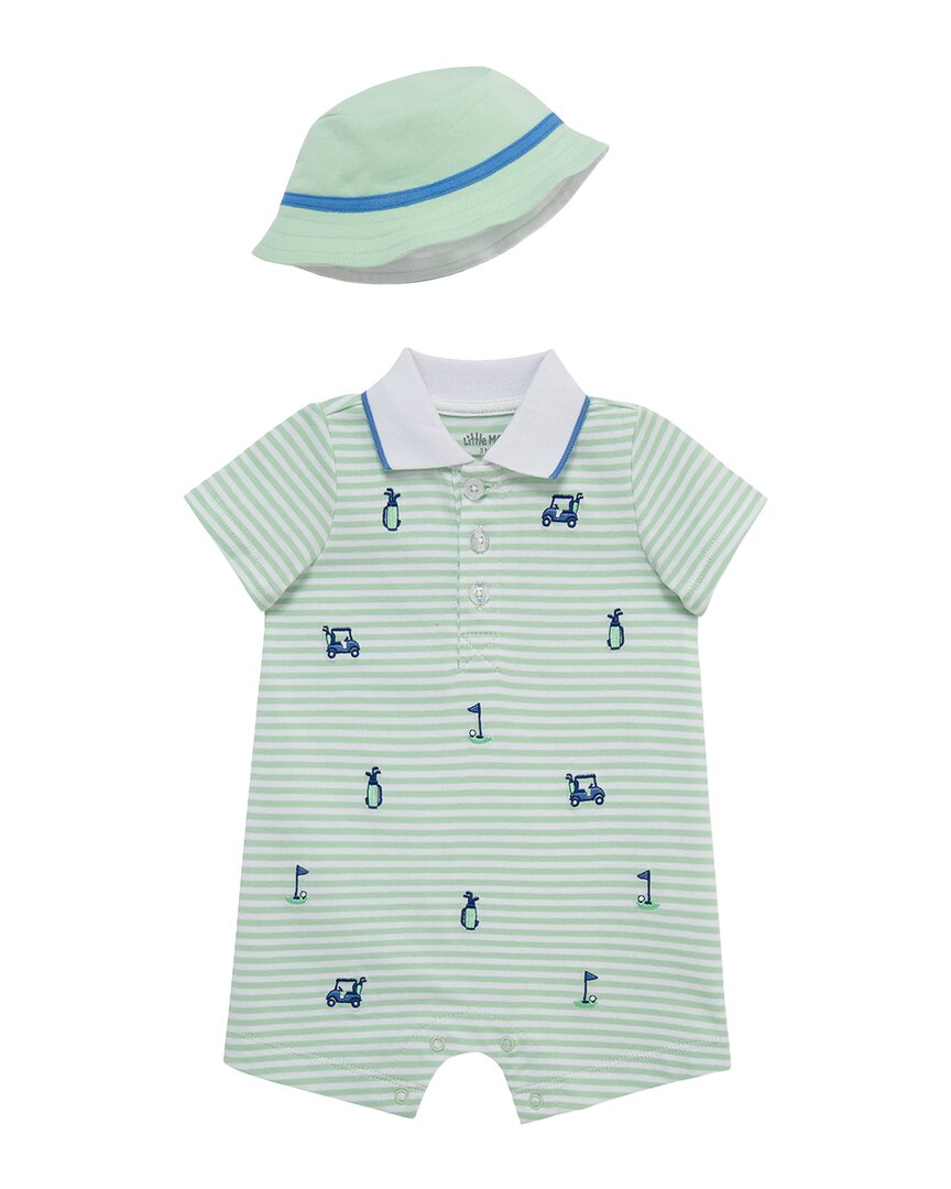 Little Me Golf Romper Hat