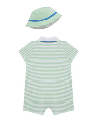 Little Me Golf Romper Hat