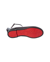 Christian Louboutin Girls Ballet Satin & Patent Flat