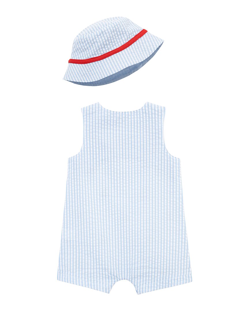 Little Me Sailboat Sunsuit & Hat