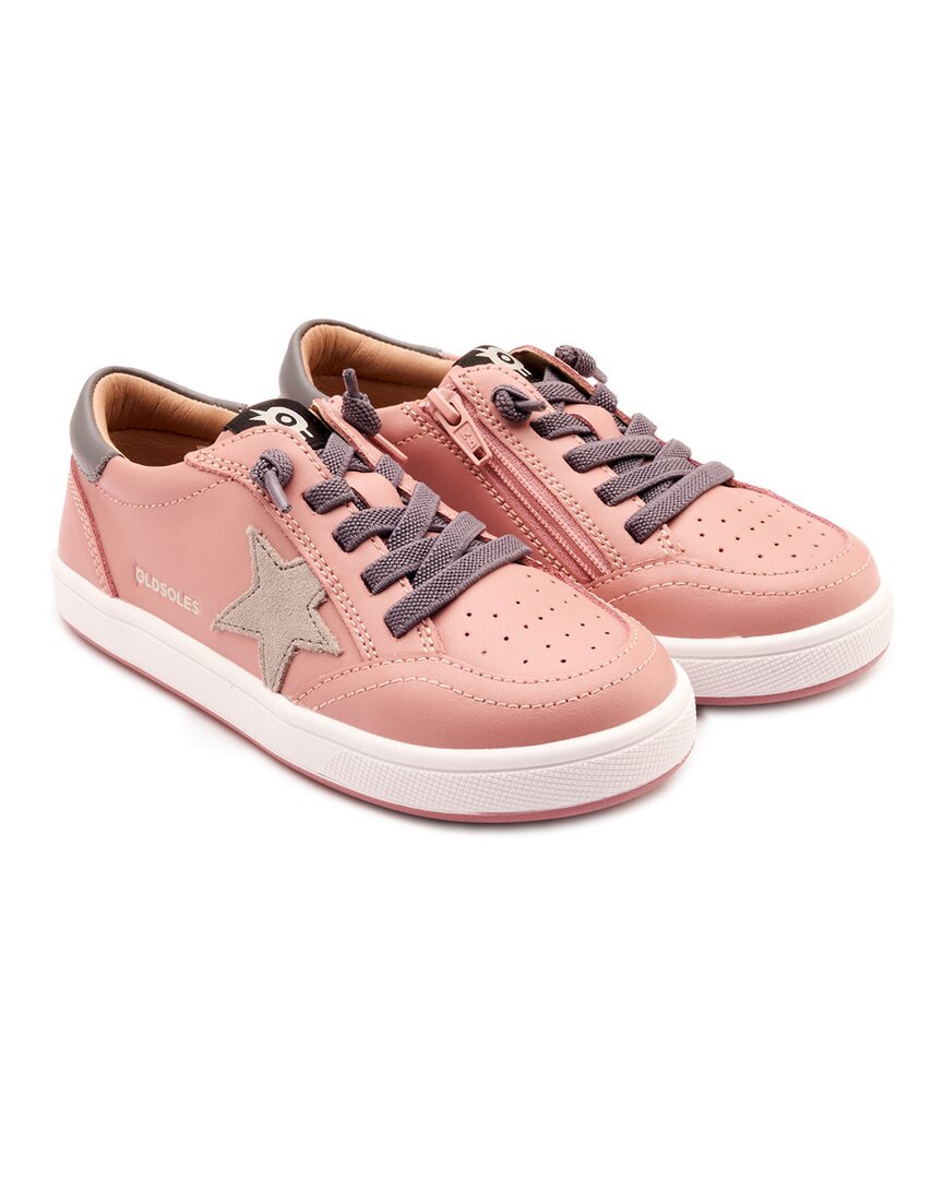 Old Soles Platinum Runner Leather & Suede Sneaker