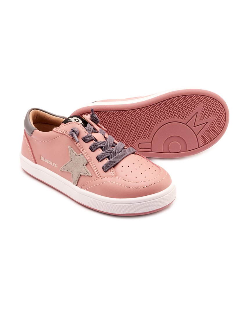 Old Soles Platinum Runner Leather & Suede Sneaker