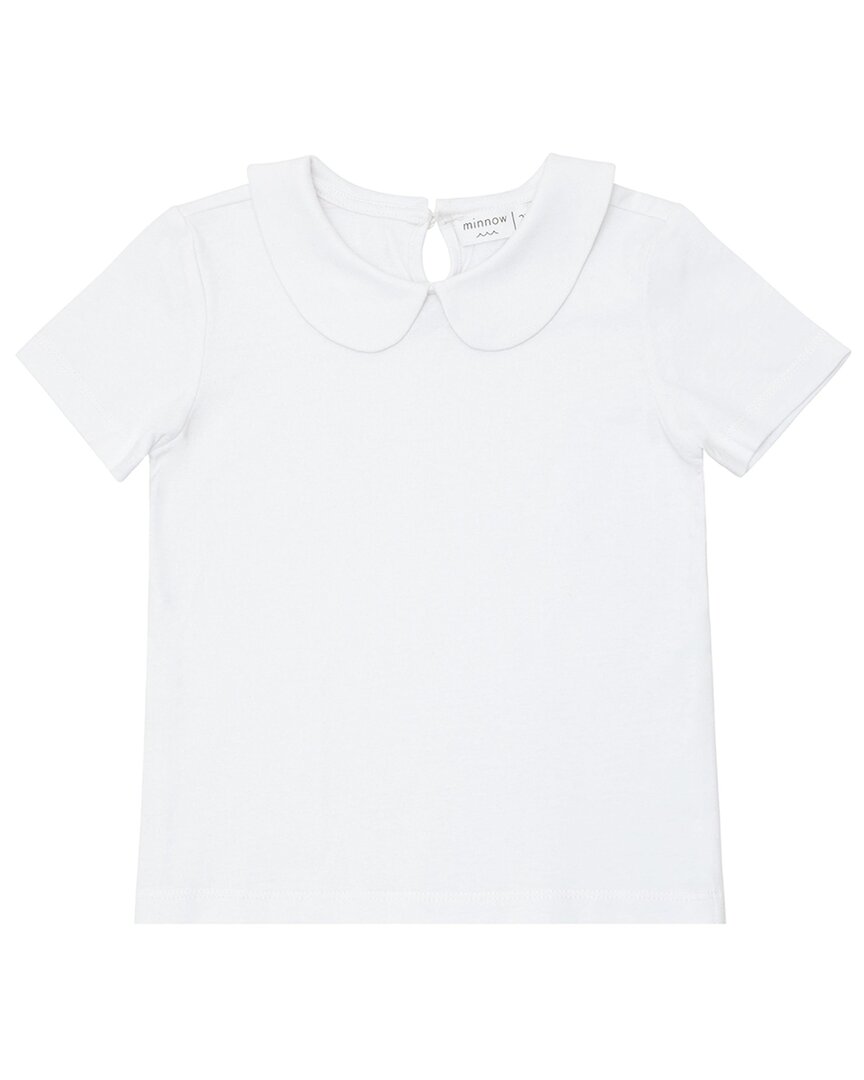 Minnow Peter Pan Collar Shirt 6 - 9 M White
