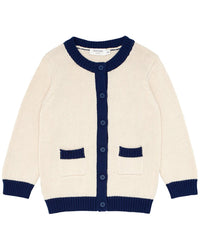 Minnow Cardigan White