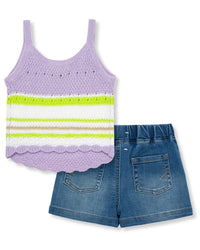 Habitual Crochet Tank & Short Set