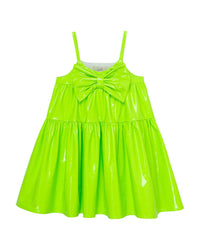 Peek Kids Bow Dress 2T Green