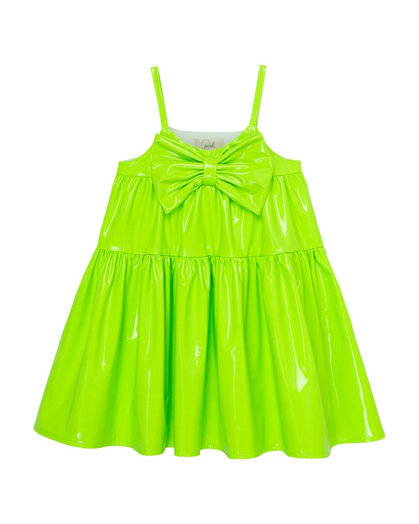 Peek Kids Bow Dress 2T Green