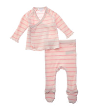 Angel Dear 2Pc Thermal Crossover Top & Footie Set