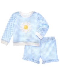 Little Me Little Me 2Pc Daisy Active Set