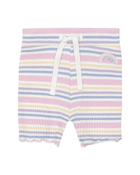 Huxbaby Rainbow Stripe Rib Short
