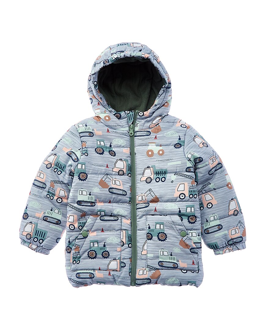 Wippette Truck Print Quilted Puffer Jacket